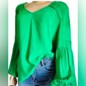 Maeve Anthropologie Green Blouse S
